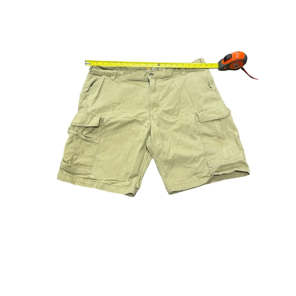 Carhartt Mens Relaxed Fit Cargo Shorts Khaki Tan Canvas Workwear 42 utility